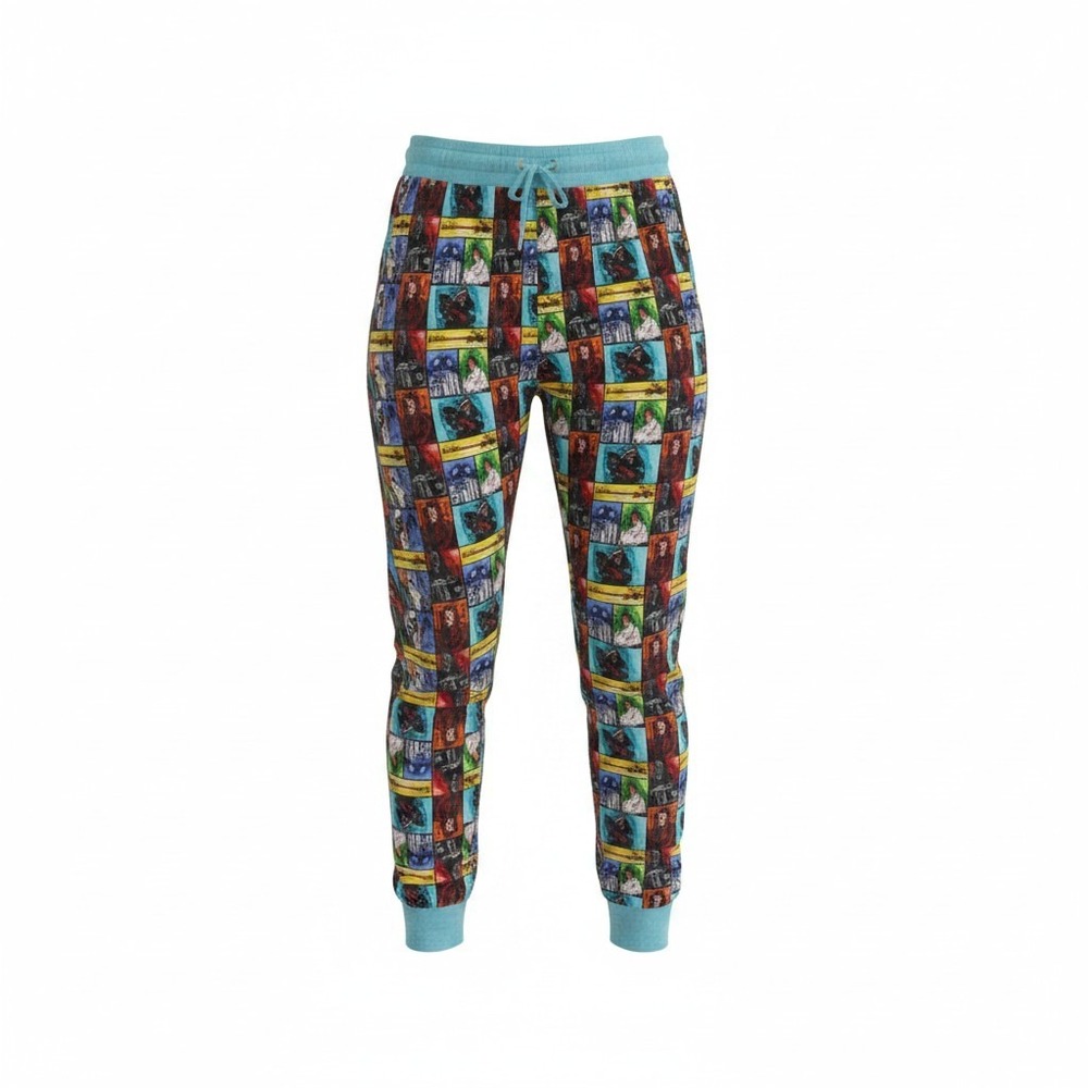 Feral and Free Bamboo Star Wars‎ Comic Print Joggers Plus Size XXXL New